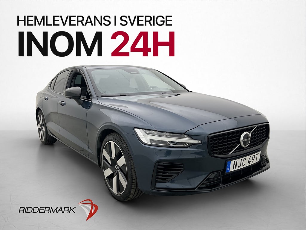 Volvo S60 T6 AWD Plus Dark Värmare Pano MOMS Drag 360° Pilot