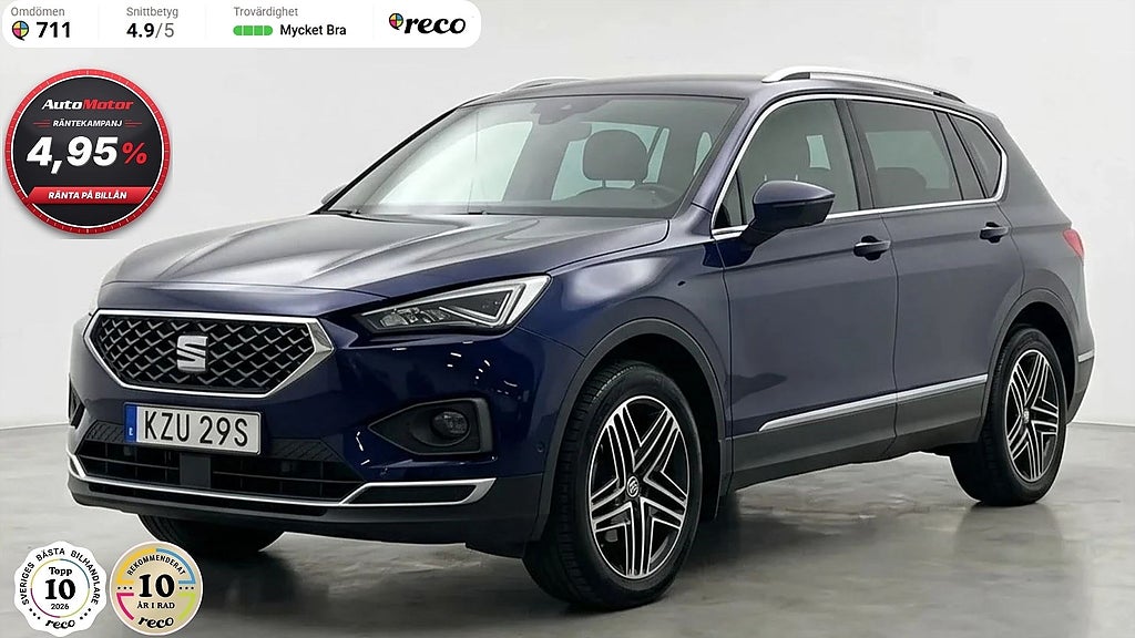 Seat Tarraco Xcellence 7sits 2.0 TDI 4Drive 190hk Drag/Väram