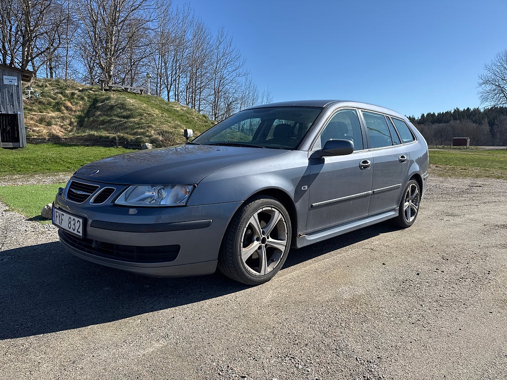 Saab 9-3 2.0 t Aut Paddlar Sportkombi BioPower Linear