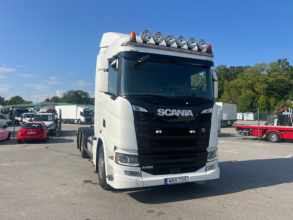 Scania R500 6x2*4 Lastväxlare inkl Schaktflak & Tippkärra