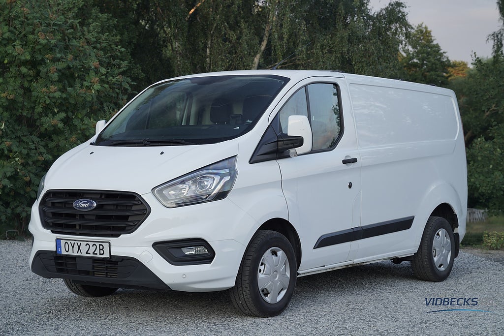 Ford transit CUSTOM 280 DRAGKROK VERKSTADS INREDD P-SENSOR NYBESIKTI