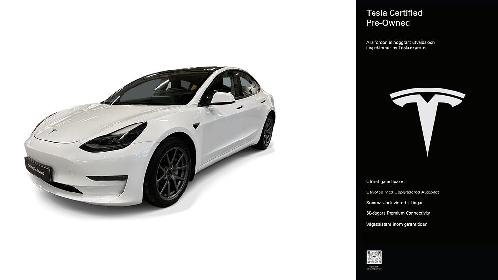 Tesla Model 3 Long Range AWD Certified Pre-Owned 3,84% ränta