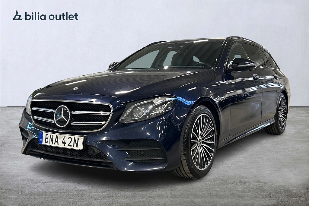 Mercedes-Benz E 200 T d Fleet AMG 160hk Navi Drag Carplay Burmester