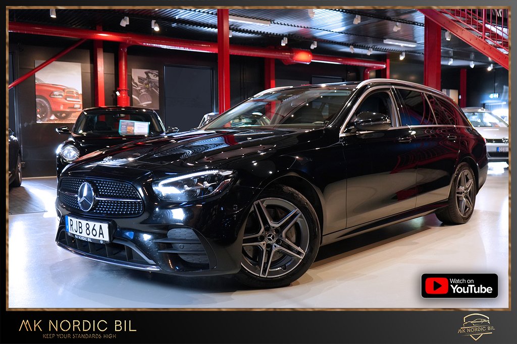 Mercedes-Benz E 220 d | 4MATIC AMG Line | Dragkrok | 200hk