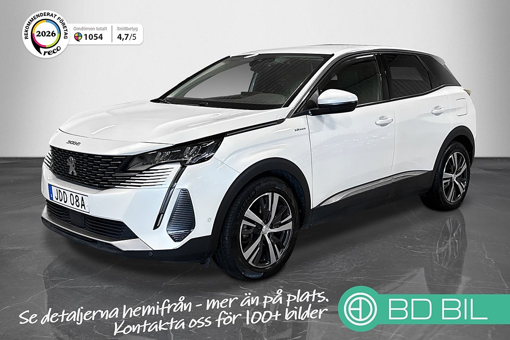 Peugeot 3008 HYBRID 224HK BACKKAMERA VÄRMARE DRAG EN BRUKARE CARPLAY