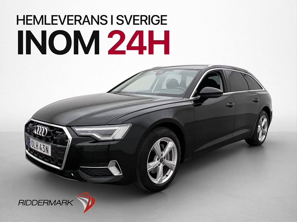 Audi A6 40 TDI Quattro Cockpit Värmare Kamera Drag Navi Moms