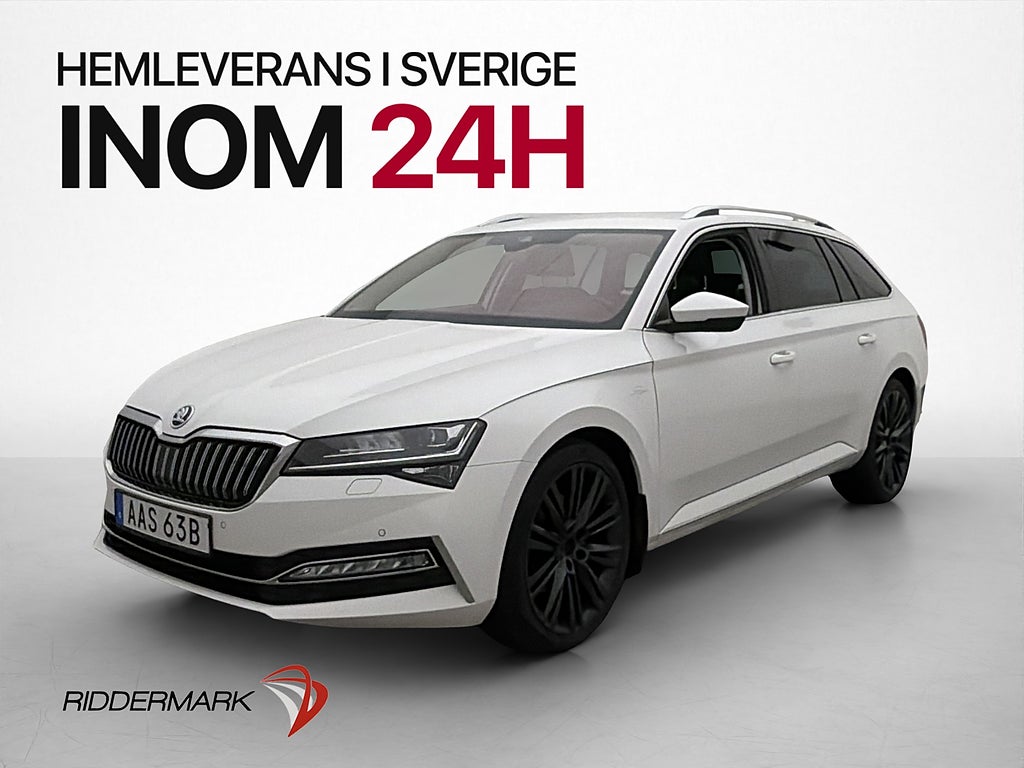 Skoda Superb 4x4 L&K Canton Drag Värmare Skinn Kamera