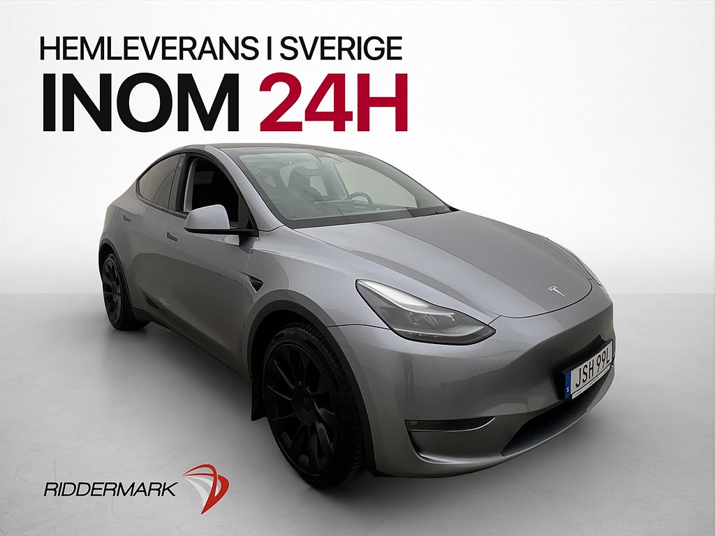 Tesla Model Y Long Range AWD MOMS Drag Pano Svensksåld