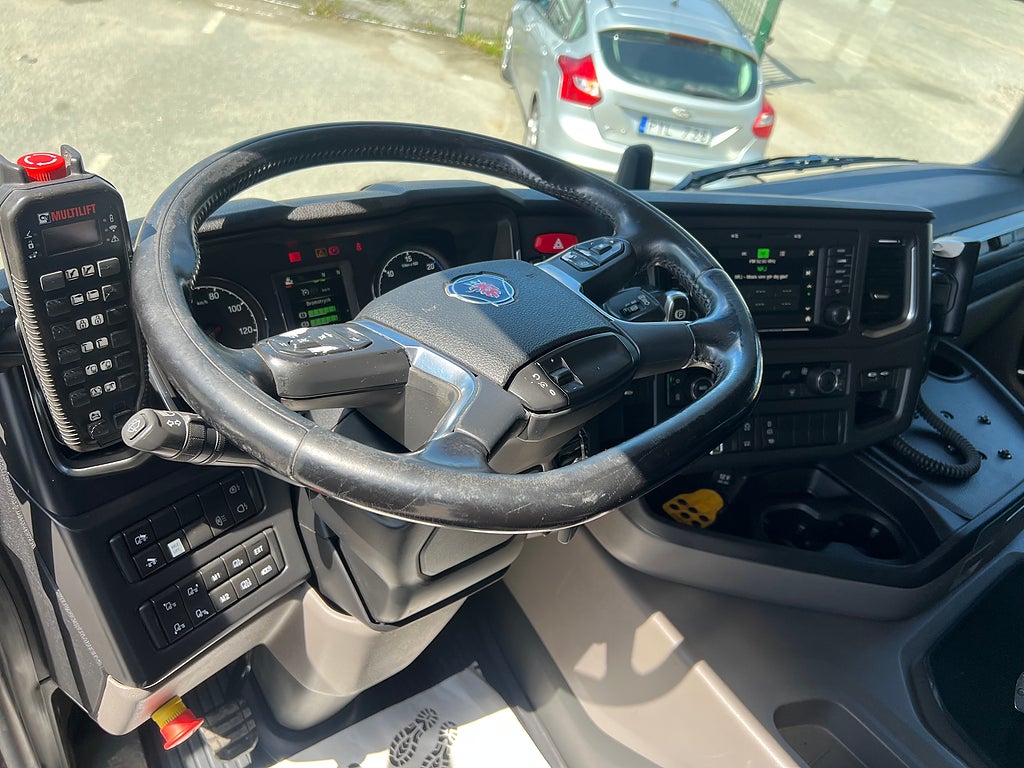 Scania G450 6x2*4 XT Lastväxlare, Fullt Plogutrustad
