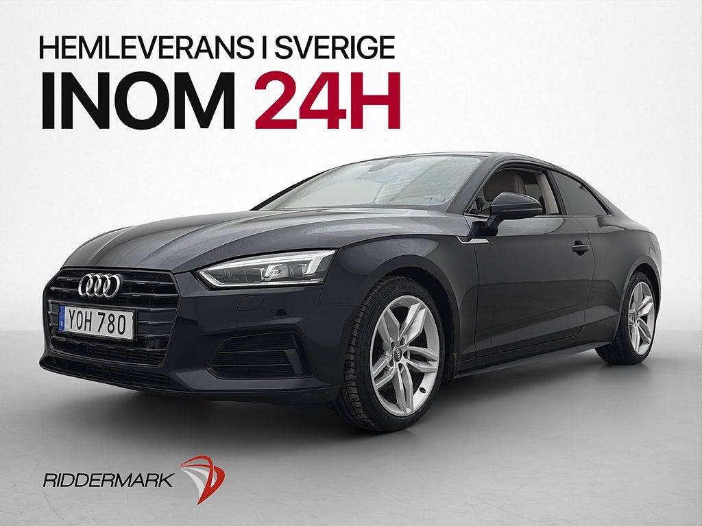 Audi A5 2.0 TFSI 190hk Design Skinn Ambient P-Sensorer LED