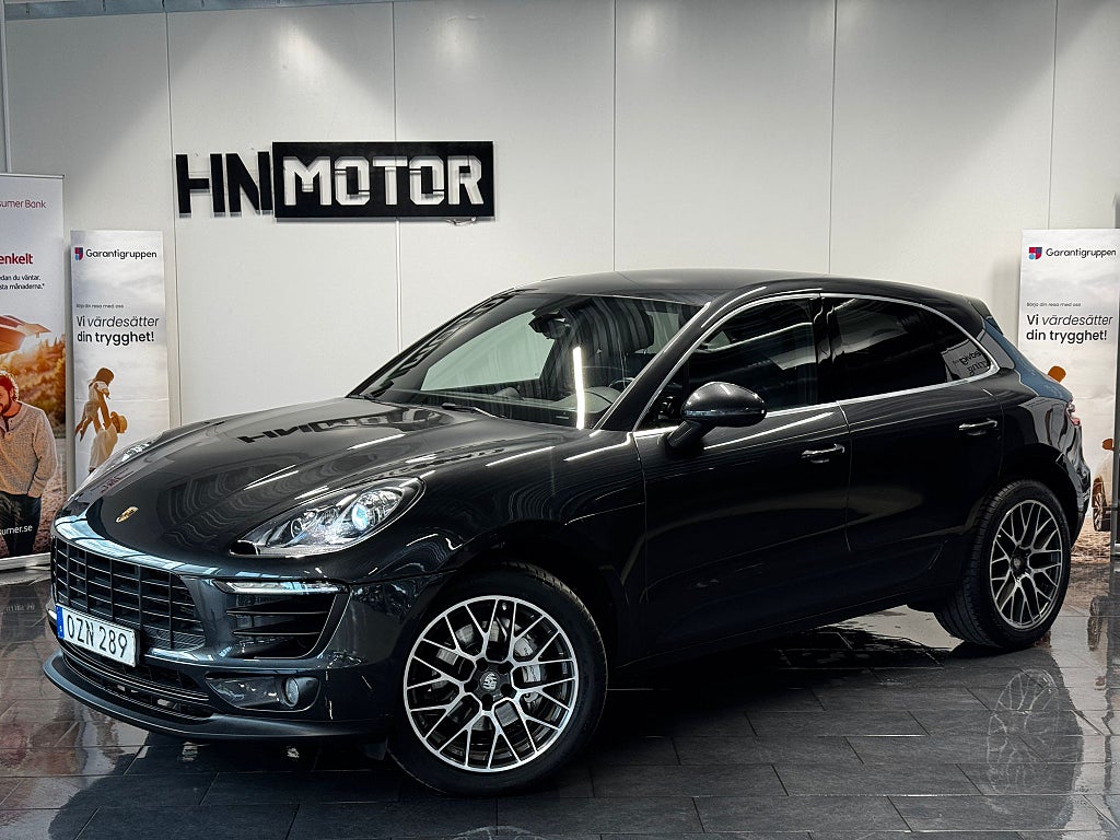Porsche Macan S PDK Sport Chrono |NAVI|18Väg|BKam|Klocka|PDC