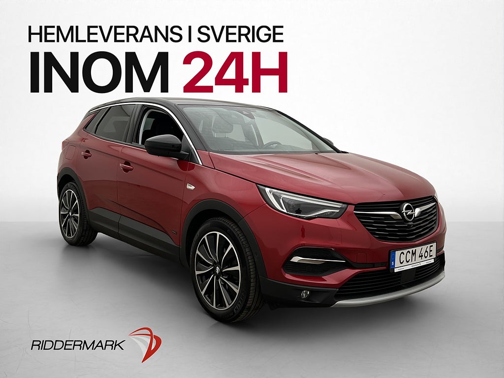 Opel Grandland X Hybrid4 AWD 300hk Ultimate Värmare Kamera