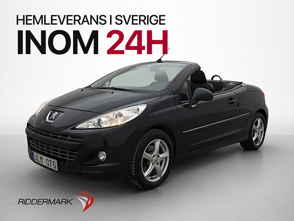 Peugeot 207 1.6 VTi 120hk Cabriolet Hardtop M/K-Värmare