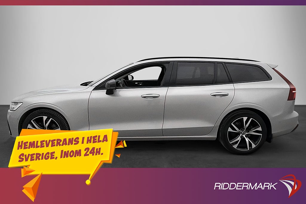 Volvo V60 B3 163hk Plus Dark Värmare Skinn 360° CarPlay Drag