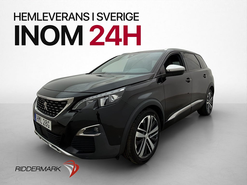 Peugeot 5008 GT 7-Sits Focal Kamera Navi Halvskinn Dragkrok