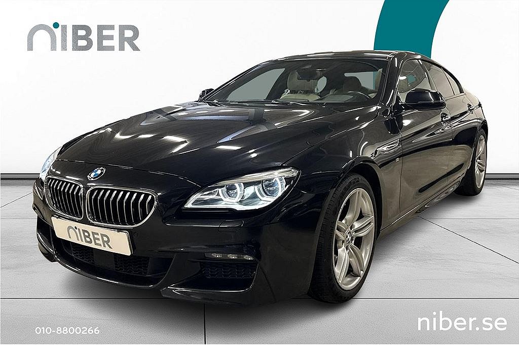BMW 640 D xDrive M-Sport, 313hk, HUD, 2 brukare, Minnespkt, Taklucka