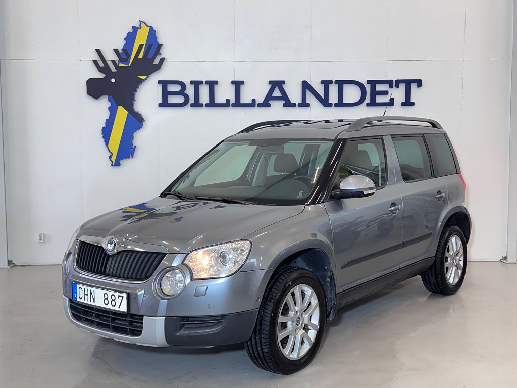 Skoda Yeti 2.0 TDI 4x4 Experience-Panorama-drag-Navi-2ägare-Euro 5