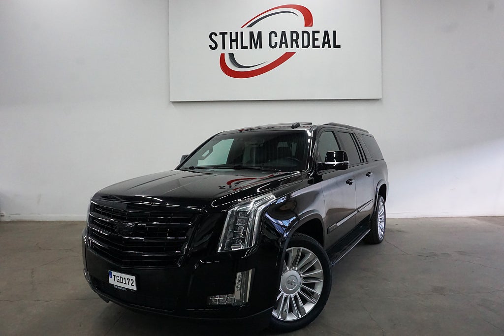 Cadillac Escalade ESV 6.2 V8 4WD 8-sits Long Euro6 Platinum, DVD skärm 
