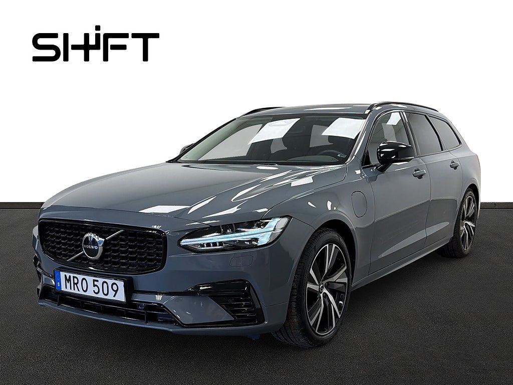 Volvo V90 T6 AWD Plus Dark Drag/Elstolar/Läder/Nav/Kamera