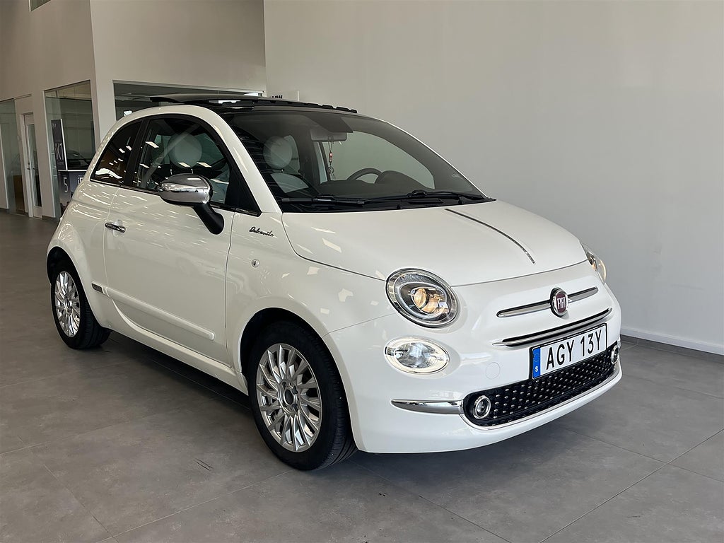 Fiat 500 1.0 Lounge Taklucka MHEV 70hk