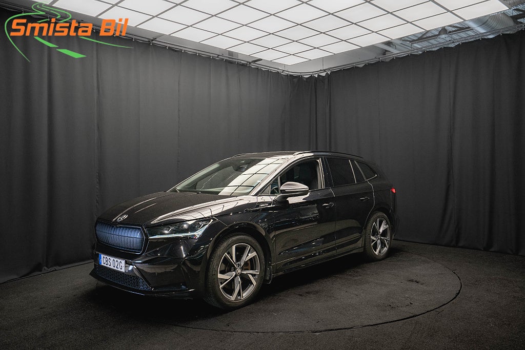 Skoda Enyaq iV 80 SPORTLINE DRAG KAMERA ELSTOL 1-ÄGARE MOMS 204hk