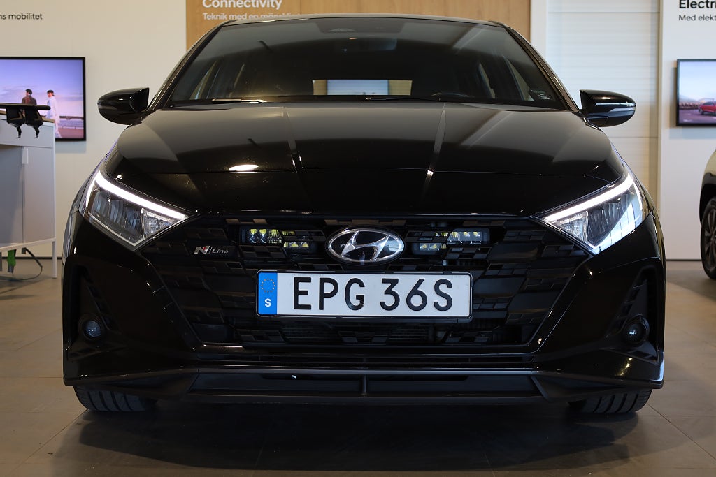 Hyundai i20 1,0 T-GDI iMT 48V MHEV N-Line 120hk Keyless Kamera 2022