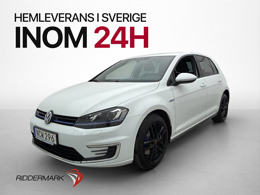 Volkswagen Golf GTE 204hk Värmare CarPlay Kamera Dragkrok