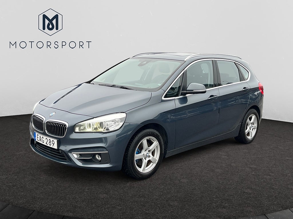 BMW 218 d Tourer Aut Backkamera Panorama Helskinn Rattvärme