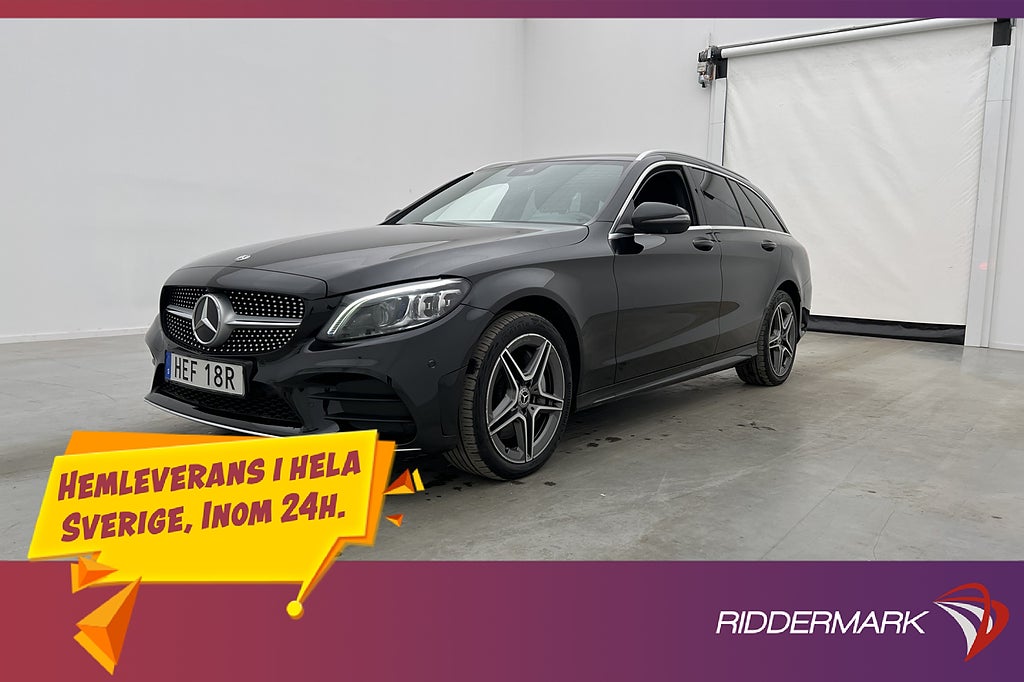 Mercedes-Benz C 300 T d 4M 245hk AMG Cockpit 360° Värm Drag