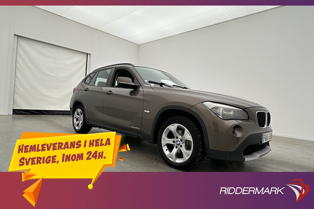 BMW X1 xDrive20d 177hk P-Sensorer Farthållare Dragkrok