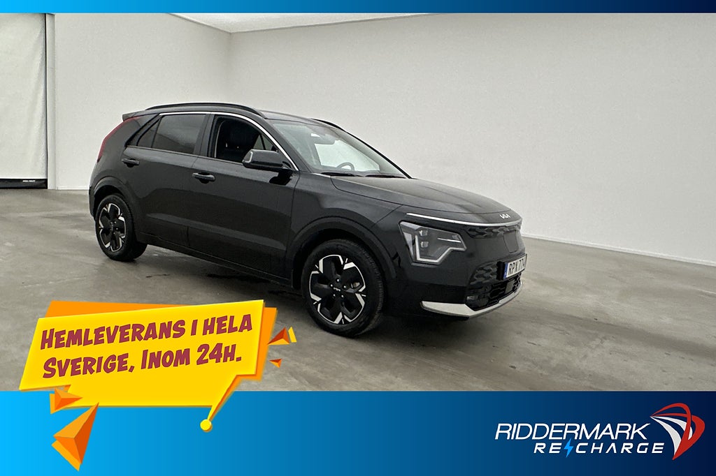 Kia Niro EV Advance H/K Skinn Värmepump Kamera Navi MOMS