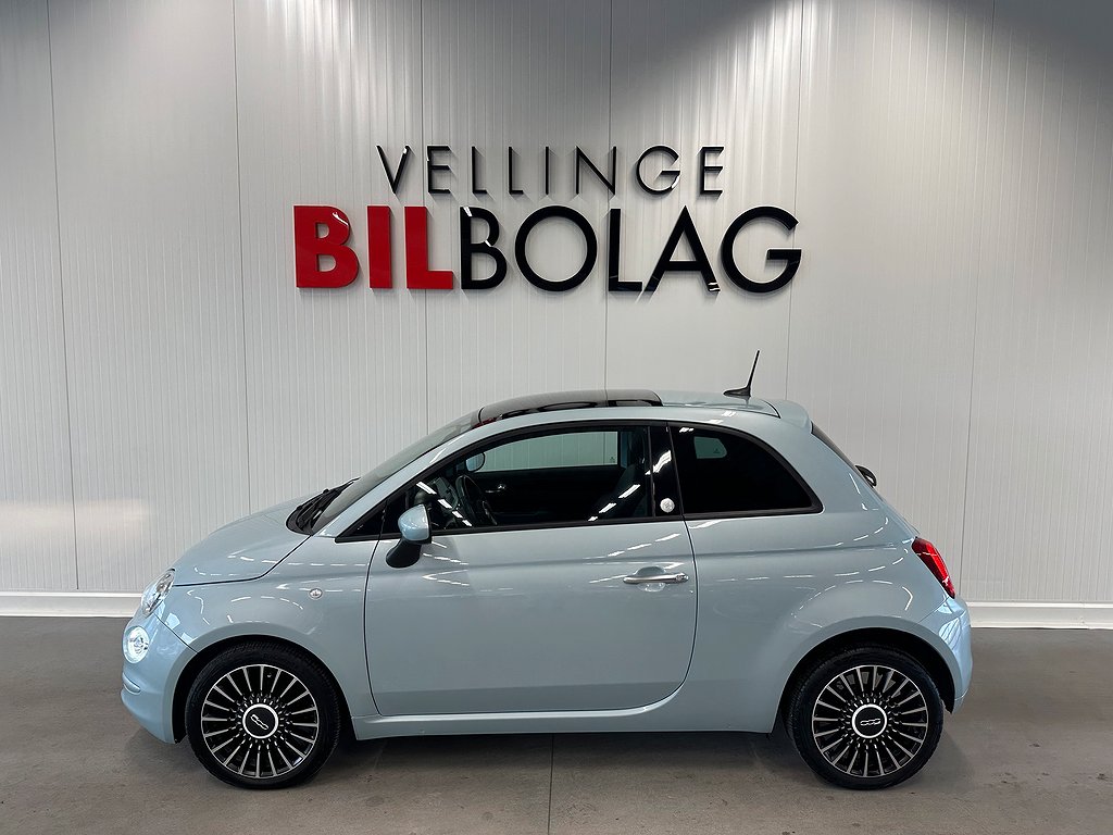 Fiat 500 Hybrid Lounge Panorama 70hk