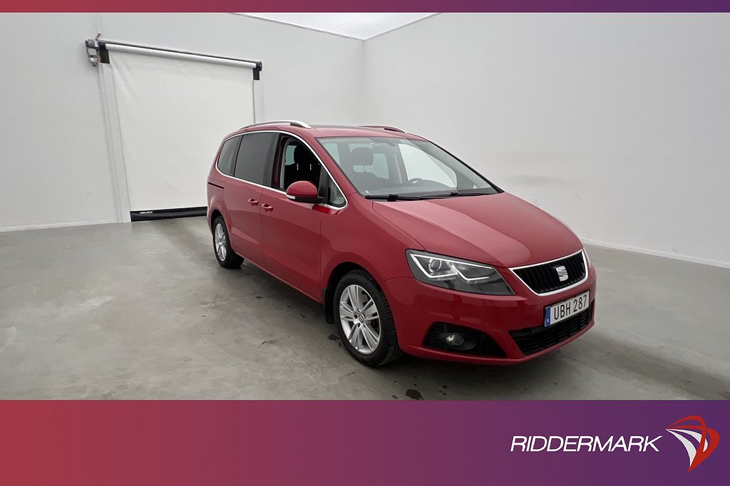 Seat Alhambra TDI 177hk Style 7-Sit El-dörr Pano Kamera Drag