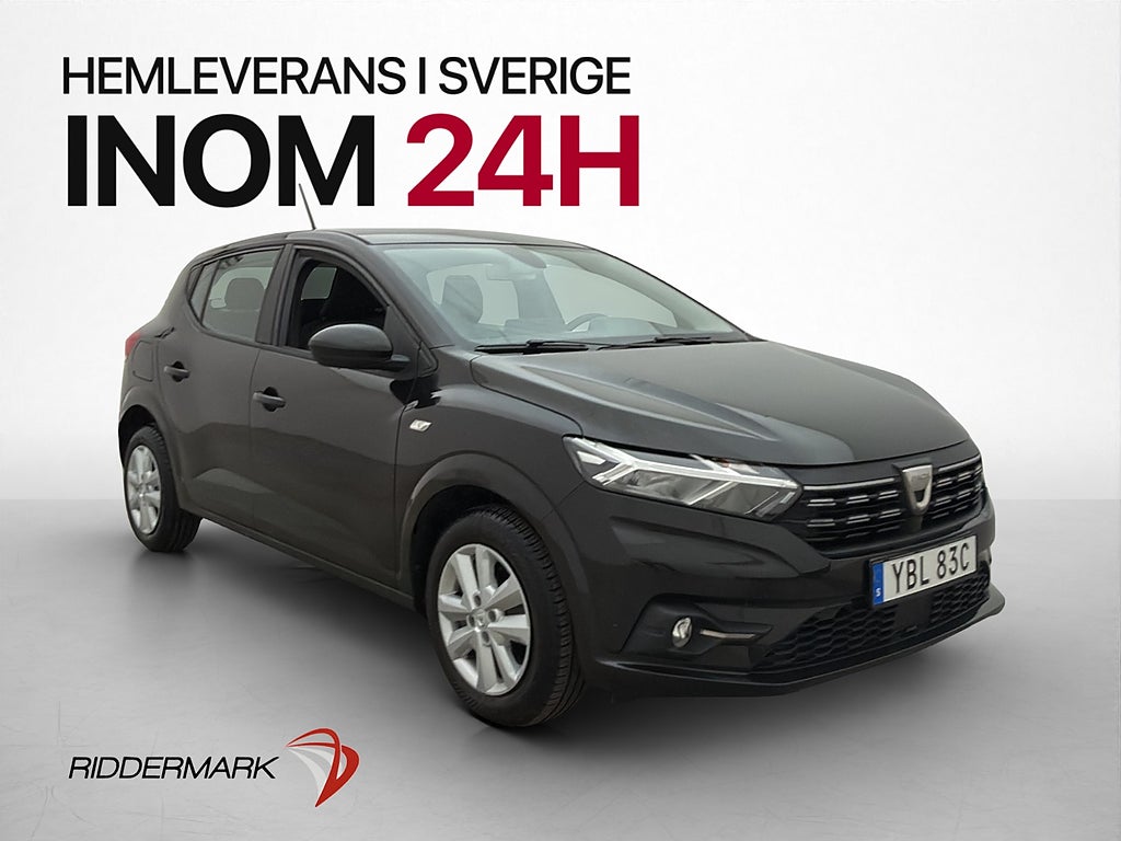 Dacia Sandero 1.0 TCe Isofix 0.50l/mil 800kr skatt Nyservad