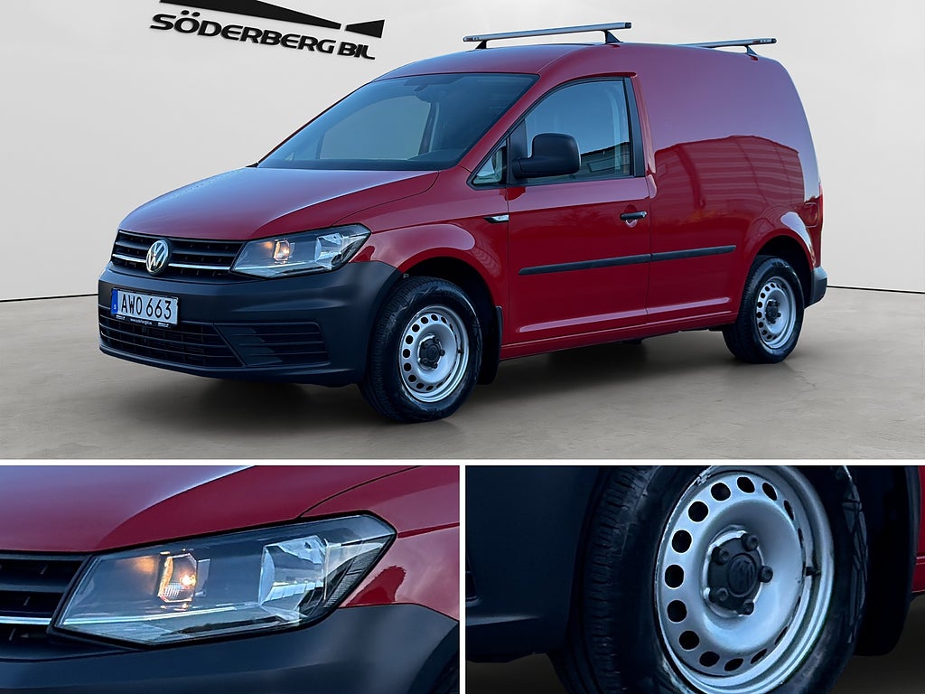 Volkswagen Caddy Van 2.0 TDI 102hk BMT Drag Dvärmare Inredning Carplay