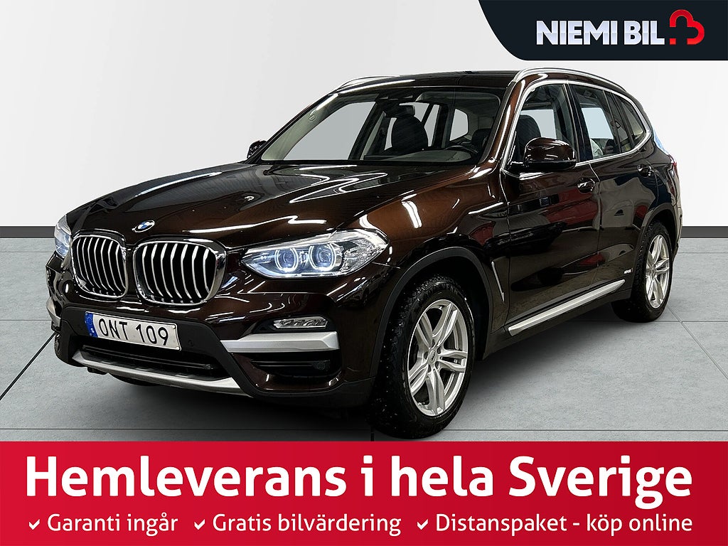 BMW X3 xDrive20d Steptronic X-Line/Drag/D-Värmare/GPS/S&V-Däck