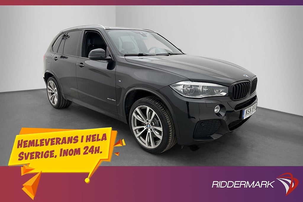 BMW X5 xDrive40d 313hk M Sport 7-sits D-Värm H/K Drag Kamera