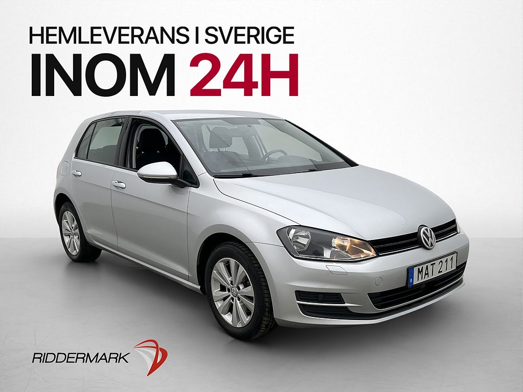 Volkswagen Golf 1.6 TDI 110hk Apple Carplay 0.38l/mil