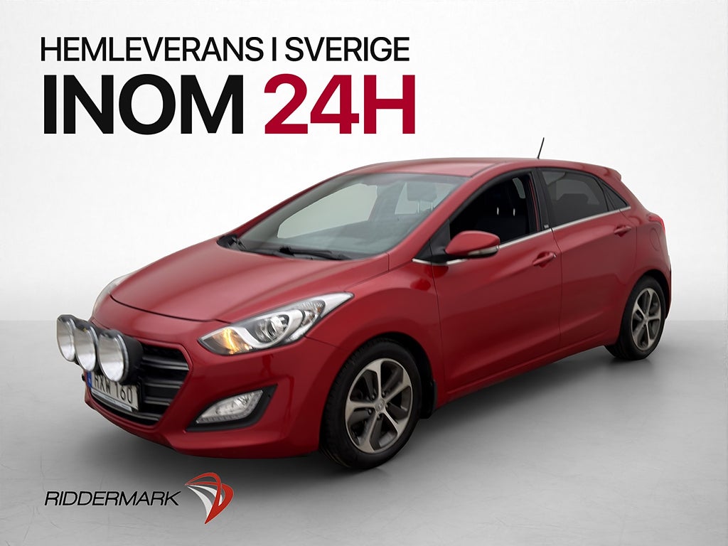 Hyundai i30 1.6 GDI Comfort M&K-Värmare Kamera Navi Rattvärm