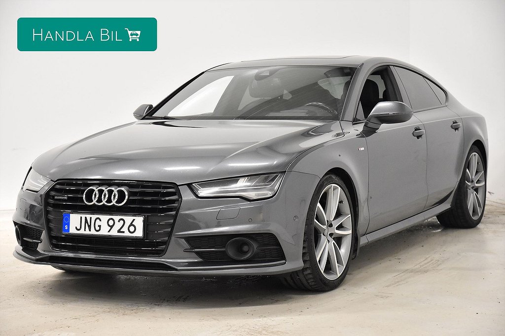 Audi A7 3.0 TDI V6 Quattro S-Line D-Värm HUD Bose 320hk