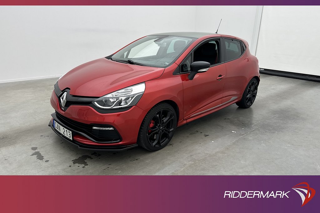 Renault Clio RS 1.6 TCe 200hk Maxton Navi Sensorer Skinn