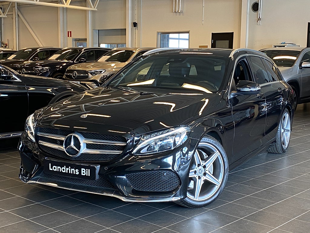 Mercedes-Benz C 220d, 9G-T, AMG-Line, dragkrok