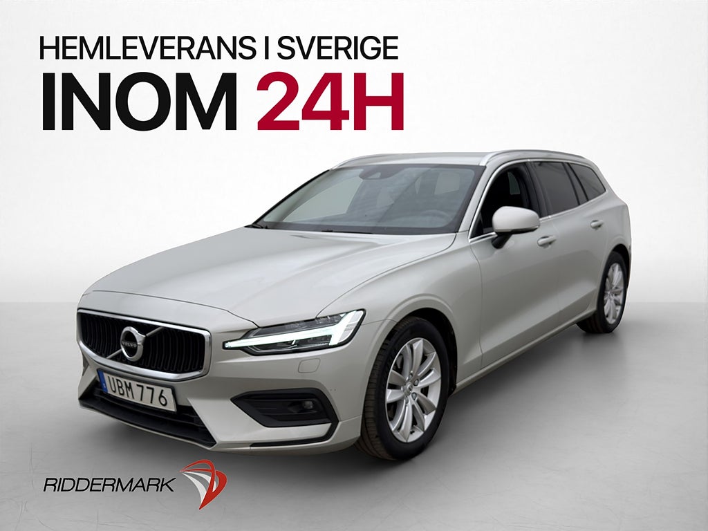 Volvo V60 B4 197hk Kamera Värmare Drag CarPlay Adaptiv VOC