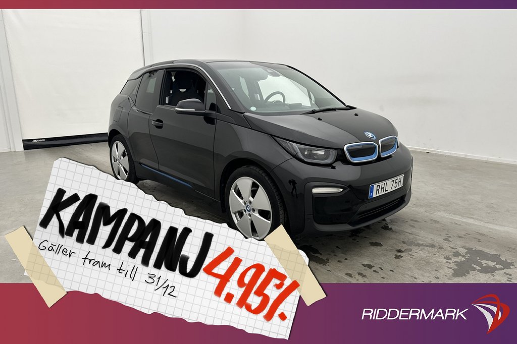 BMW i3 120 Ah 170hk Comfort Advanced Kamera Navi 4,95% Ränta