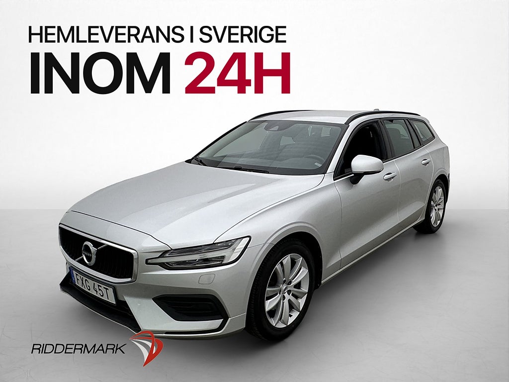 Volvo V60 D3 AWD Momentum Sensorer CarPlay Rattvärme Drag