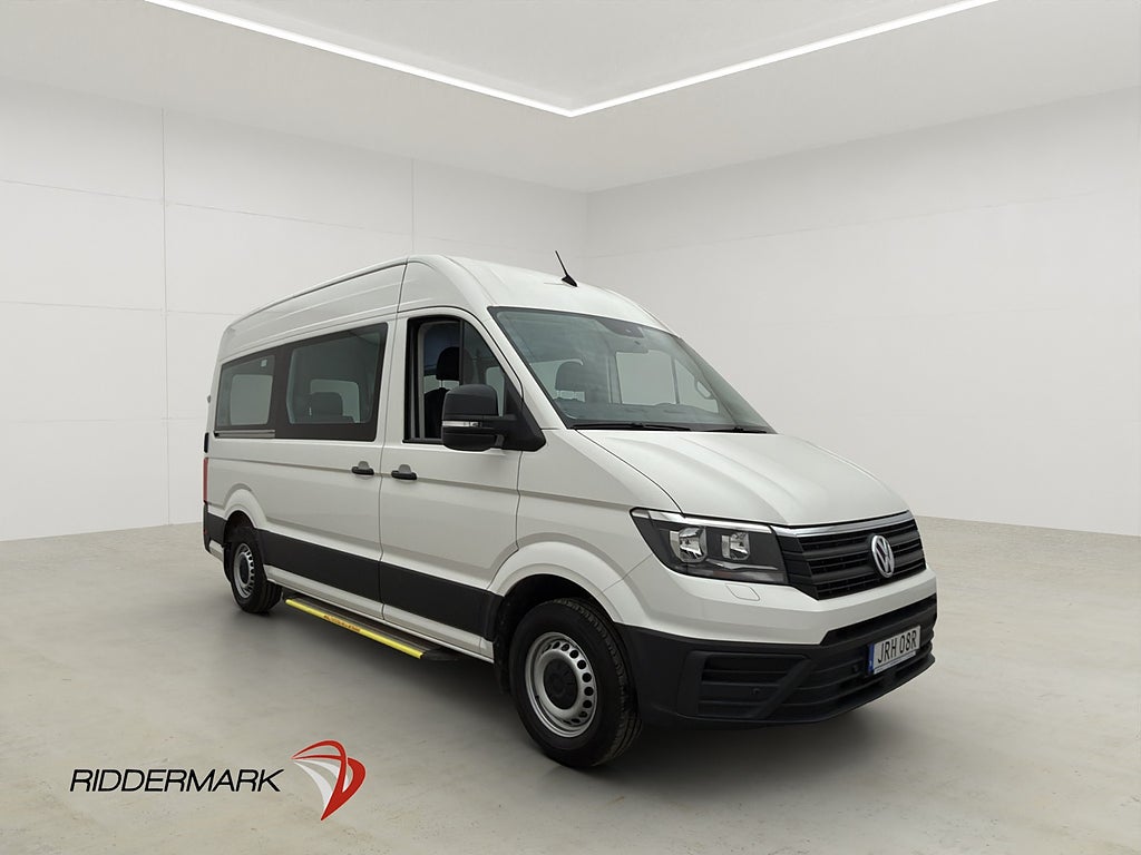 Volkswagen Crafter L2H2 RAMP Värm Kamera CARPLAY 9-Sits Moms