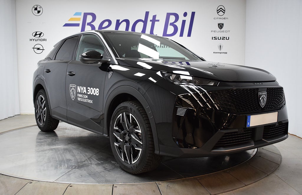 Peugeot 3008 GT Hybrid 145hk Leasing fr 3,399:-/mån / Carplay