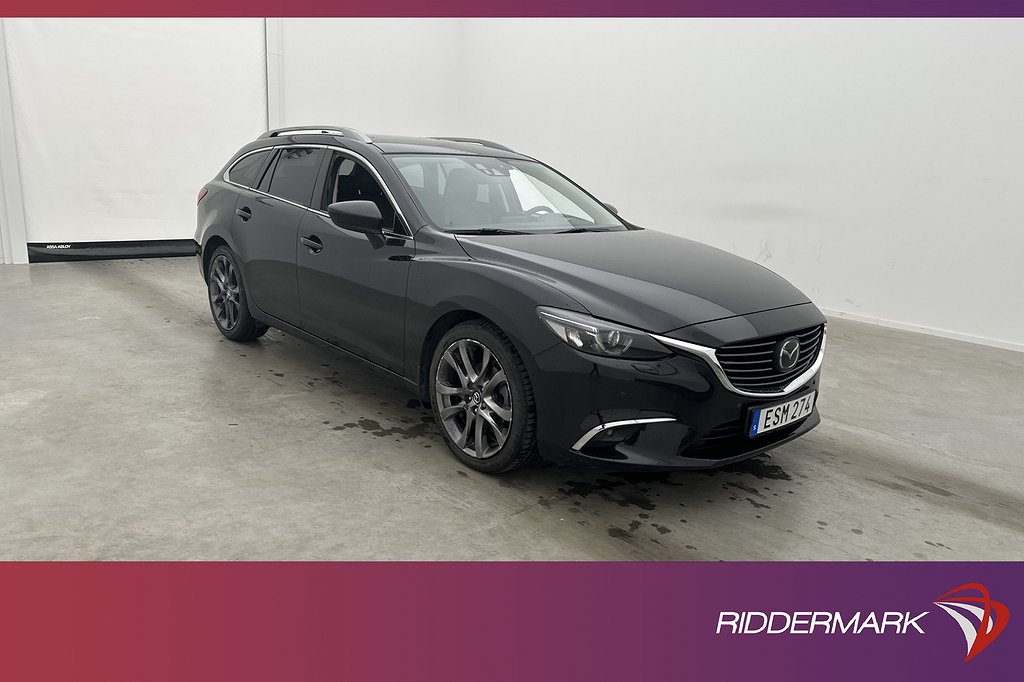 Mazda 6 AWD 175hk Optimum BOSE HUD Kamera Navi Skinn 1 Bruka