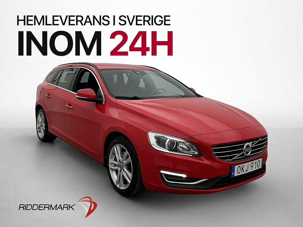 Volvo V60 D4 190hk Momentum Värmare Dragkrok Rattvärme