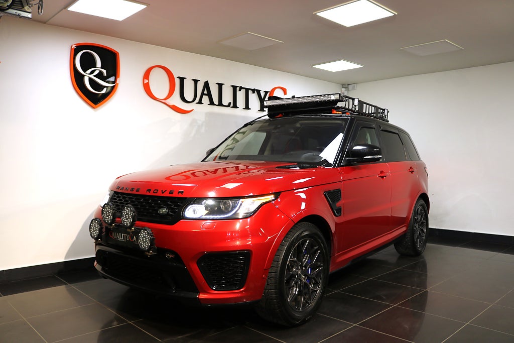 Land Rover Range Rover Sport SVR / 550hk / Panorama/ HUD 